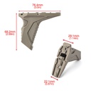 MP HAND STOP PARA M-LOK/KEYMOD NEGRO (MP1008-DE)