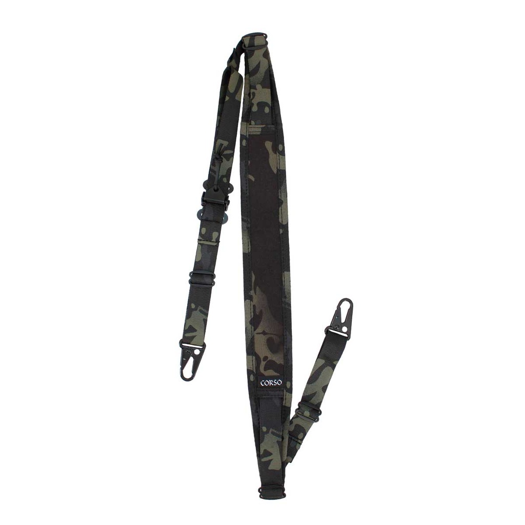 CORREA FUSIL CORSO CROSSBONES 1 - 2 PUNTOS MK2 MULTICAM BLACK