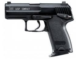 PISTOLA H&amp;K USP COMPACT GAS NEGRA
