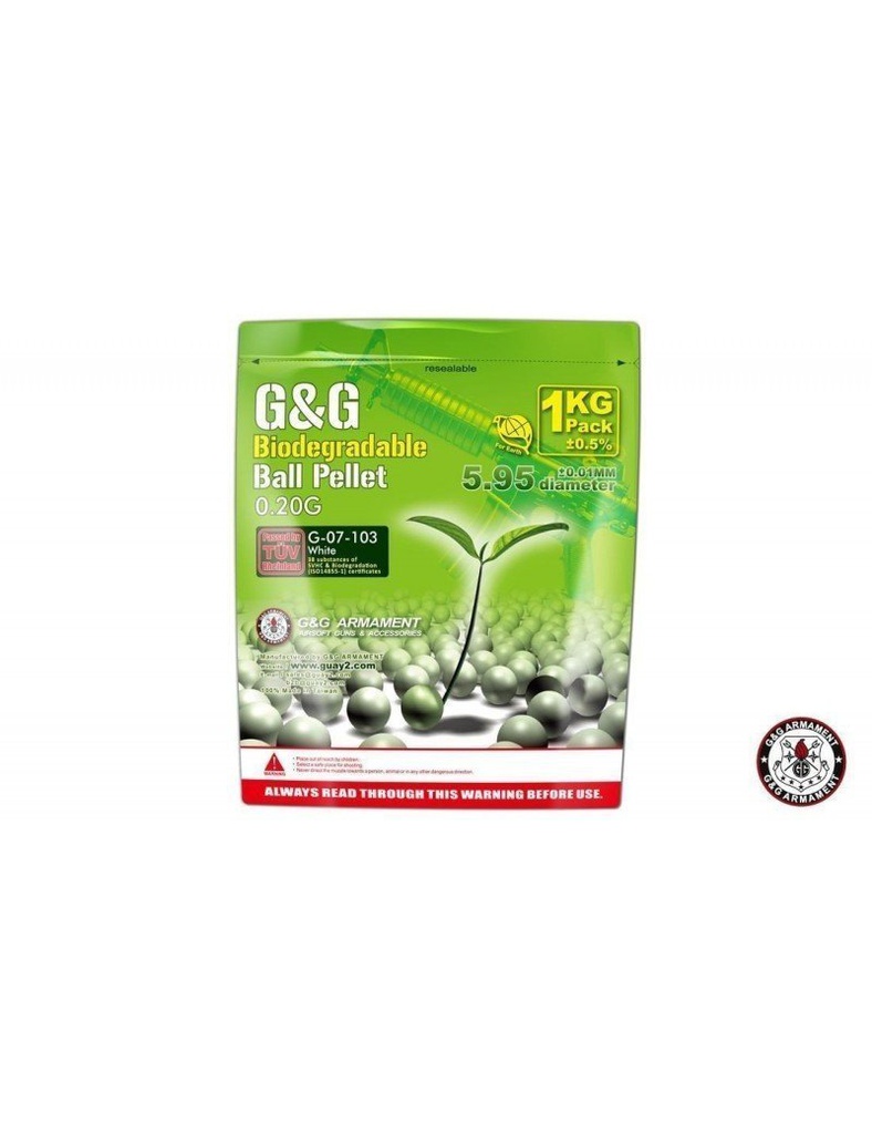 BIO BB 0.20G 1KG VERDE G&amp;G (G-07-128)