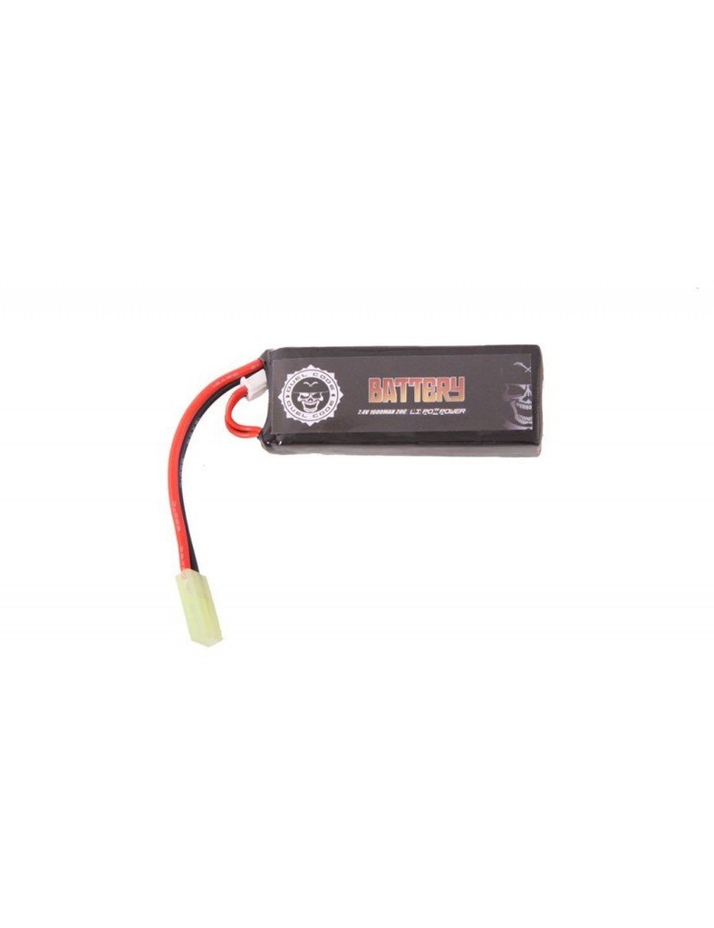 BATERÍA LIPO 7.4V 1600MAH 20C DUEL CODE