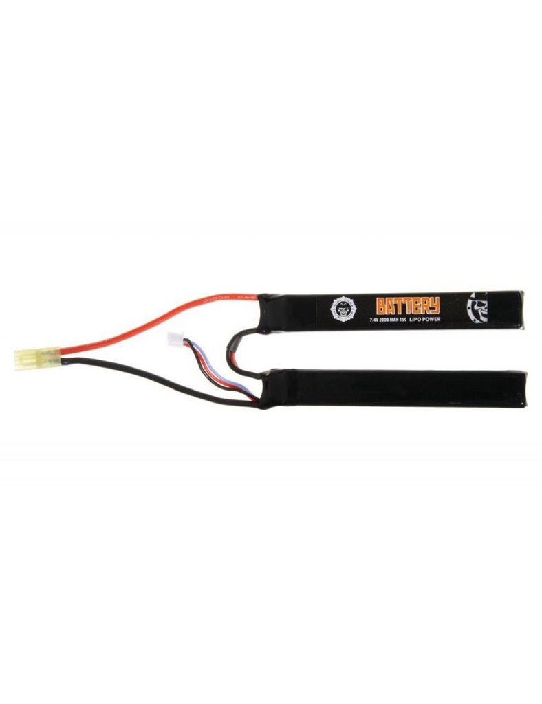 BATERÍA LIPO 7.4V 2000 MAH 15C DUEL CODE