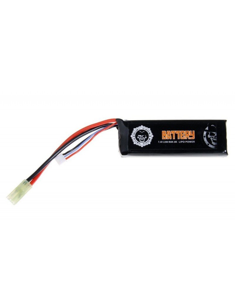 BATERÍA LIPO 7.4V 2200 MAH 20C DUEL CODE