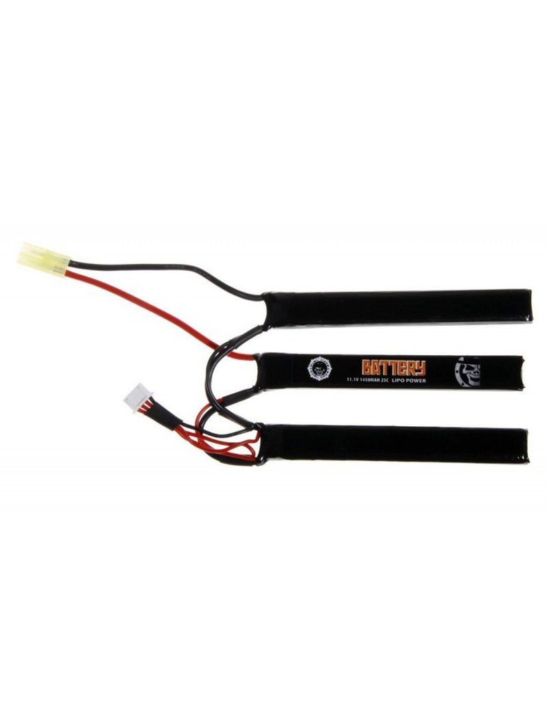 BATERÍA LIPO 11.1V 1450 MAH 25C DUEL CODE