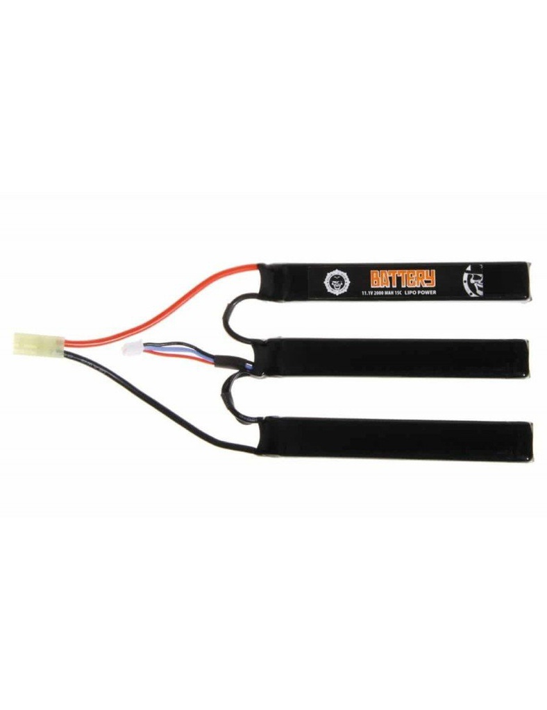 BATERÍA LIPO 11.1V 2000 MAH 15C DUEL CODE