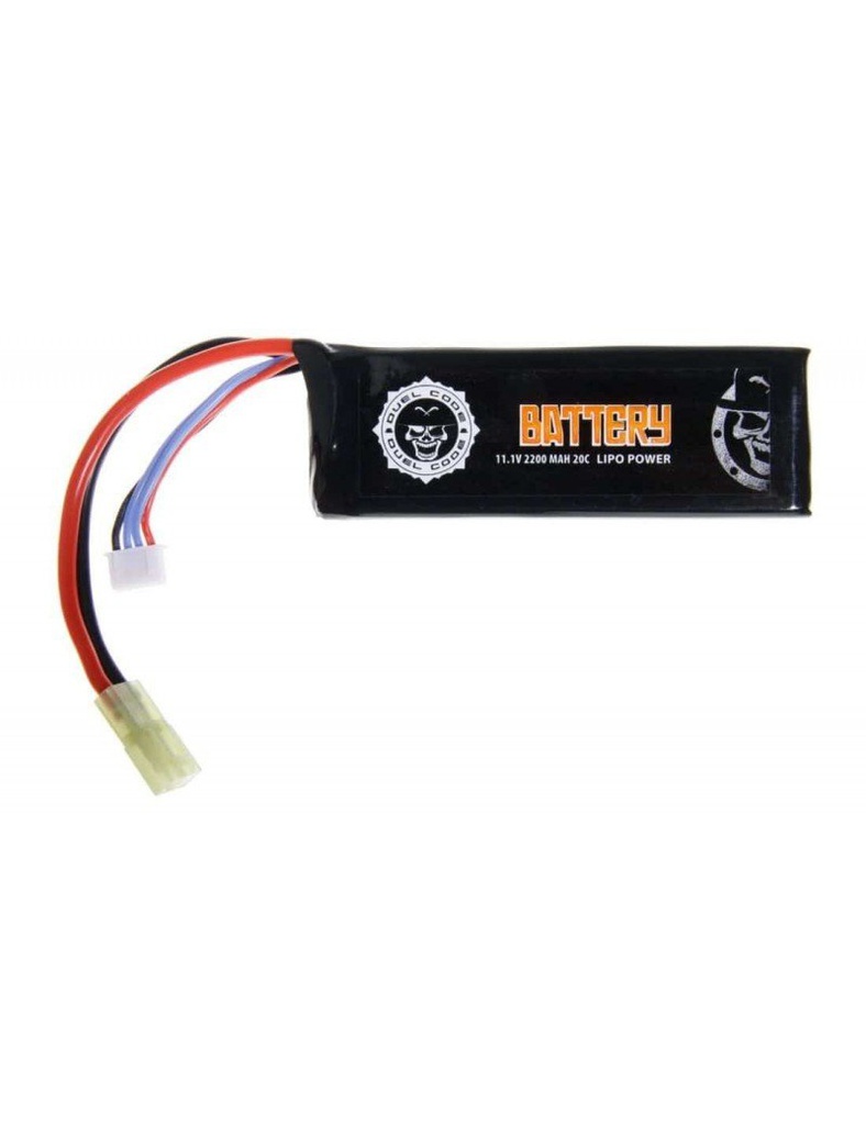 BATERÍA LIPO 11.1V 2200 MAH 20C DUEL CODE