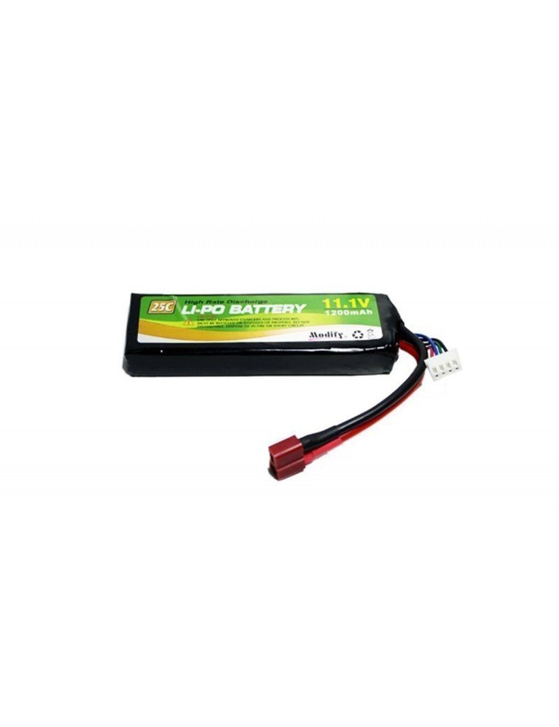 BATERÍA LI-PO 11.1V 1200MAH 25C 107X35X17MM MODIFY