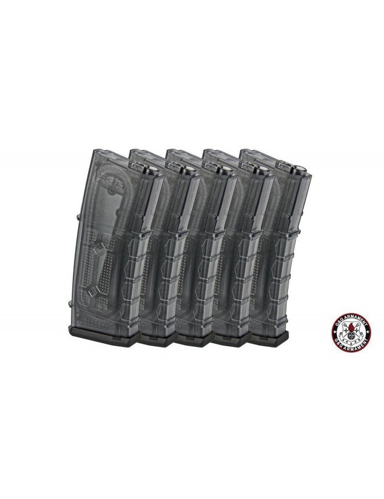 PACK 5 CARGADORESGR16(TAINTED) 105 RDS G&amp;G (G-08-151)