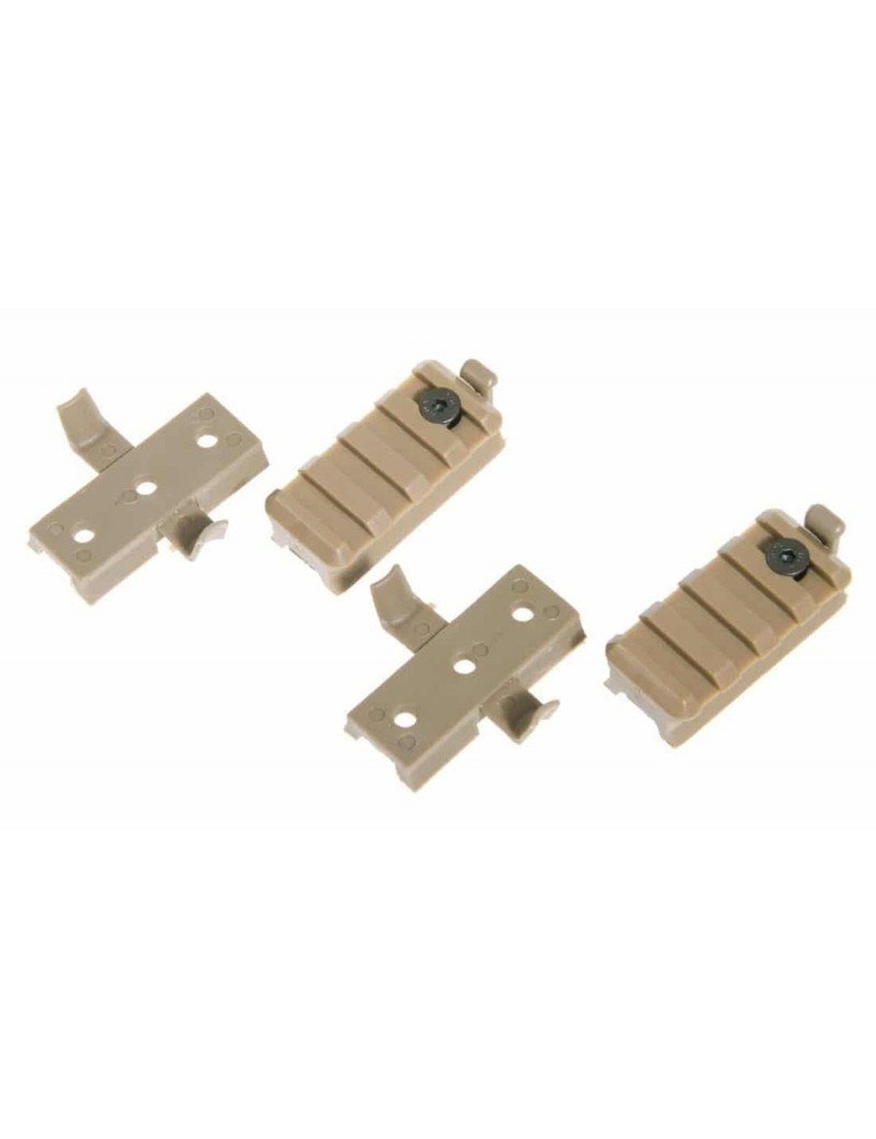 SET ADAPTADORES MONTURAS RAIL TAN PARA CASCO FAST EMERSON