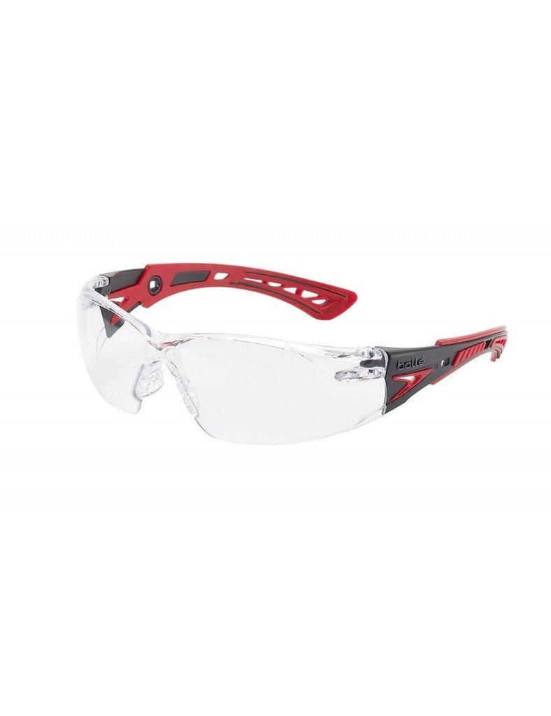 GAFAS BOLLÉ RUSH+ PC INCOLORO ROJO