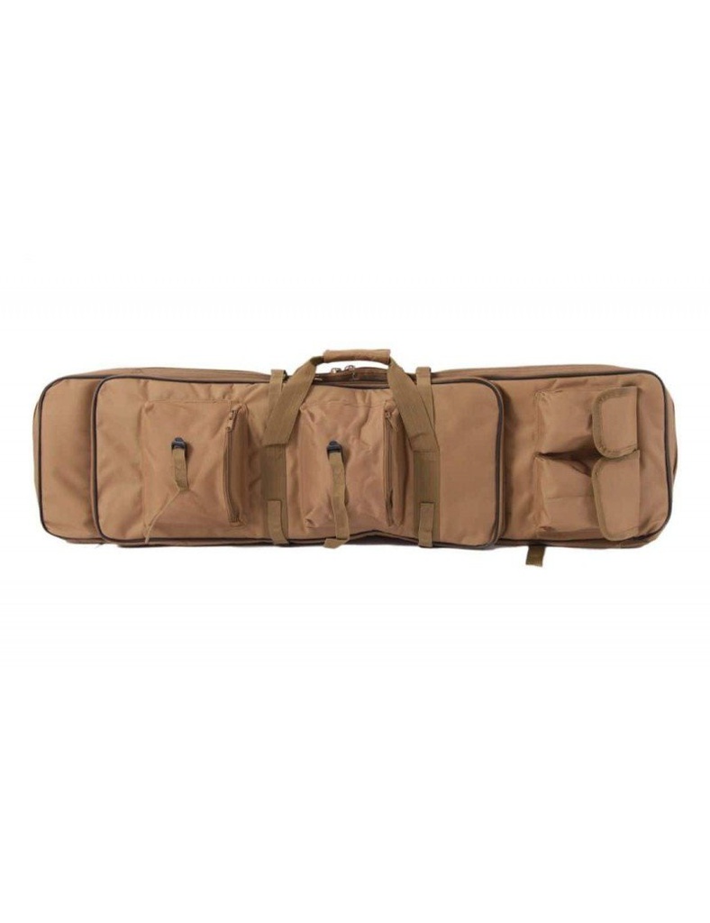 FUNDA TRANSPORTE RIFLE MULTIBOLSILLOS 100CM TAN DELTA TACTICS