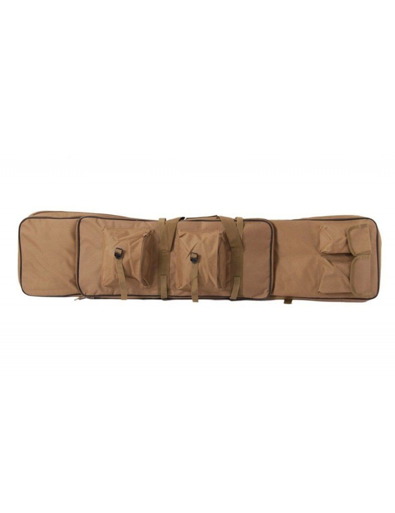 FUNDA TRANSPORTE RIFLE MULTIBOLSILLOS 120CM TAN DELTA TACTICS