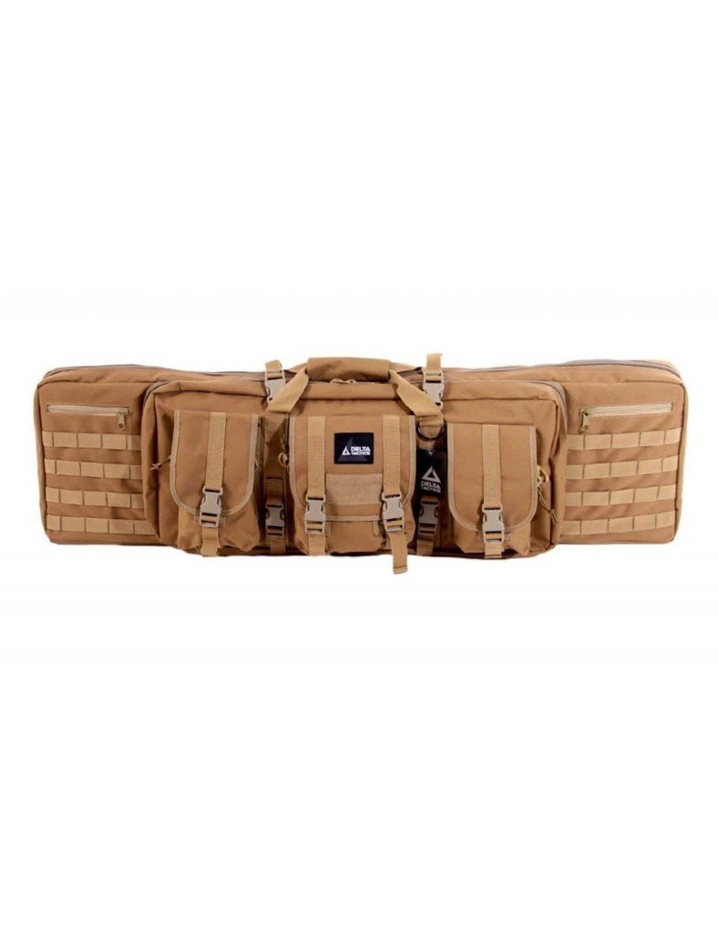 FUNDA TRANSPORTE DOBLE RIFLE 107CM TAN DELTA TACTICS