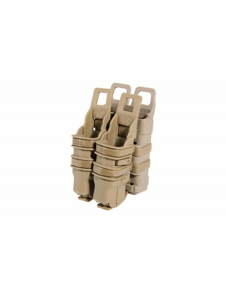 4 PORTACARGADOR FASTMAG PARA PISTOLA TAN