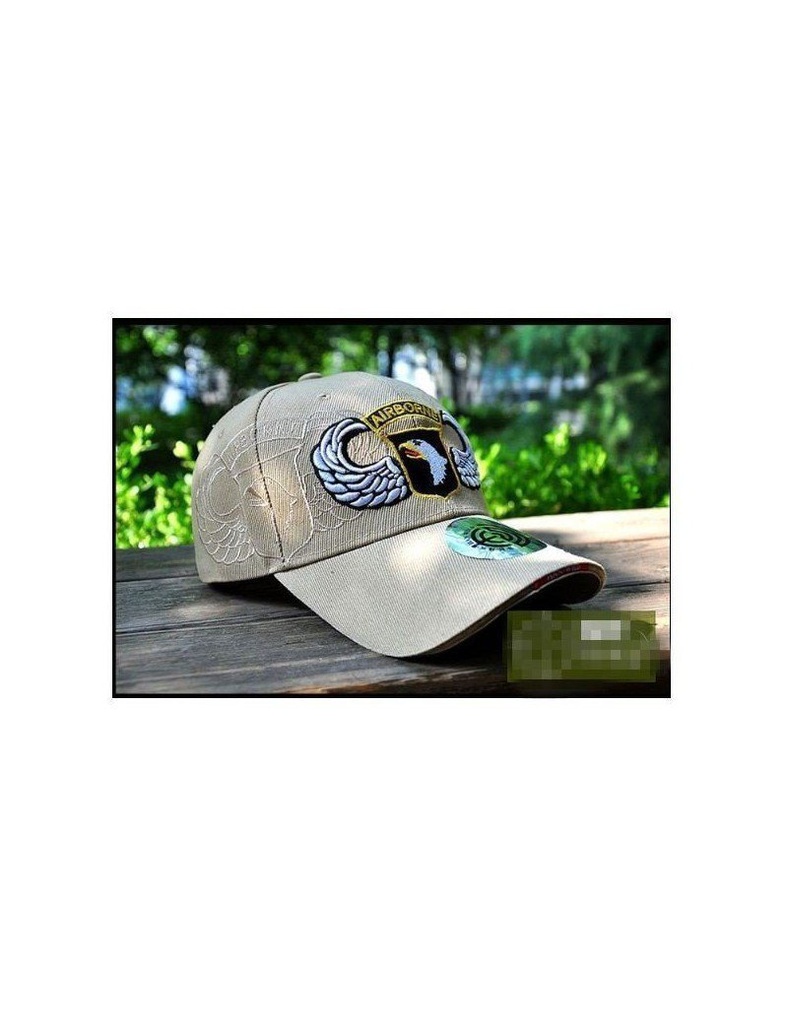 GORRA BEISBOL U.S. 101ST AIRBORNE TAN