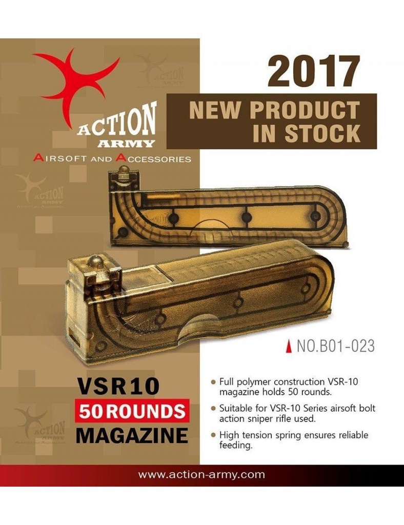 CARGADOR ACTION ARMY VSR-10 50BBS