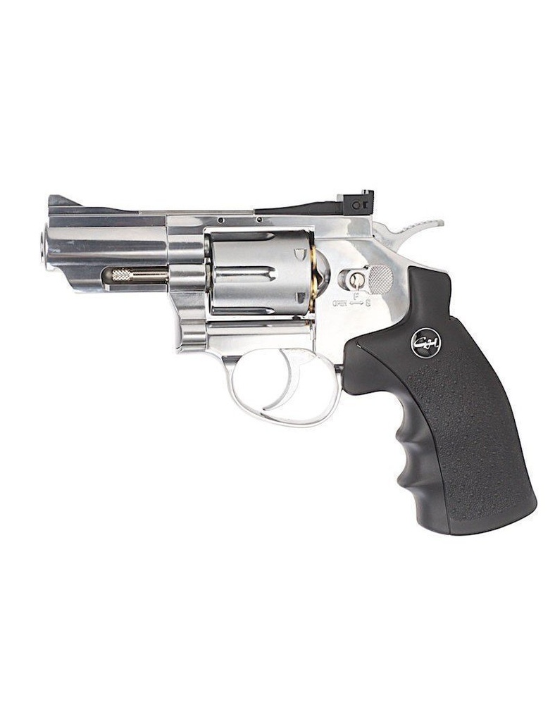 WIN GUN CO2 REVOLVER 2.5 SILVER (C 708S)