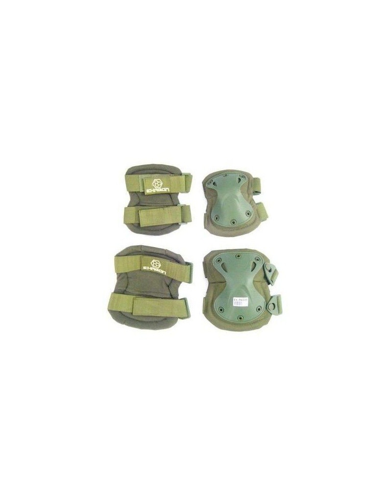 RODILLERAS PADS AND ELBOW PADS OLIVE DRAB (EX-PA3OD)