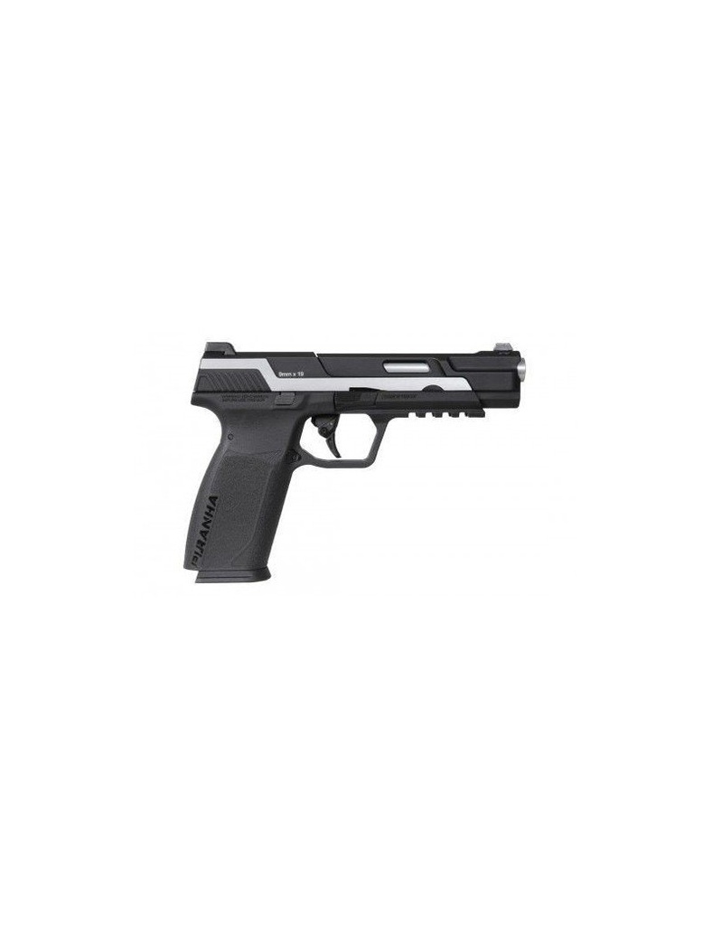 G&amp;G PISTOLA GBB PIRANHA MK I SILVER (GAS-GPM-PRN-SBB-ECM)