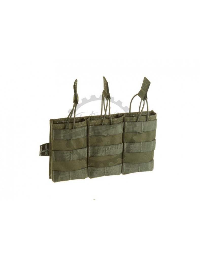 5.56 TRIPLE DIRECT ACTION MAG POUCH OD INVADER GEAR