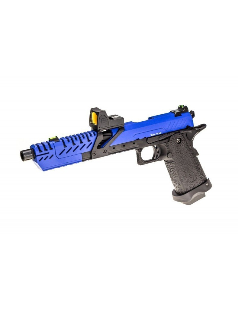 GBB GAS HI-CAPA TITAN 7 NEGRO / BLUE 1,0J + BDS RED-DOT