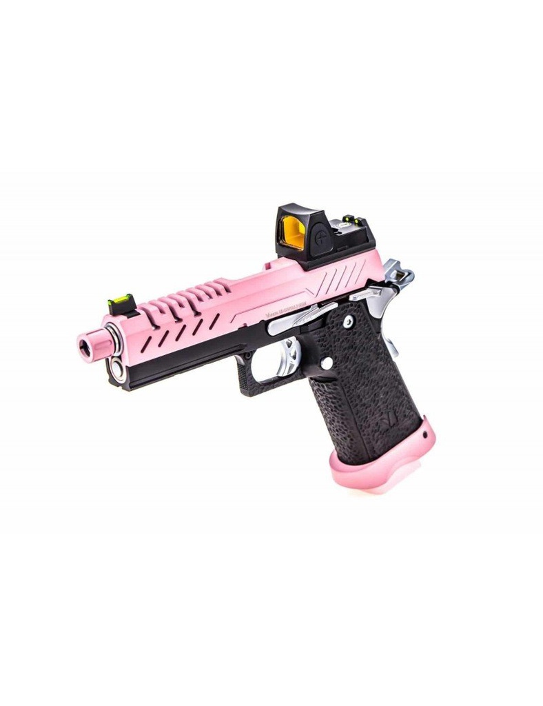 GBB GAS HI-CAPA 4.3 PINK / NEGRO 1,0J + BDS RED-DOT