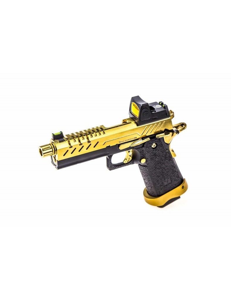 GBB GAS HI-CAPA 4.3 GOLD / NEGRO 1,0J + BDS RED-DOT