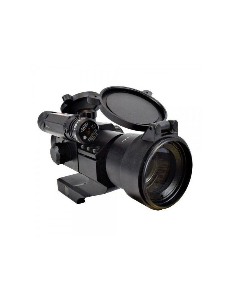 JS-TÁCTICAL RED DOT 38MM LENS WITH RED LASER