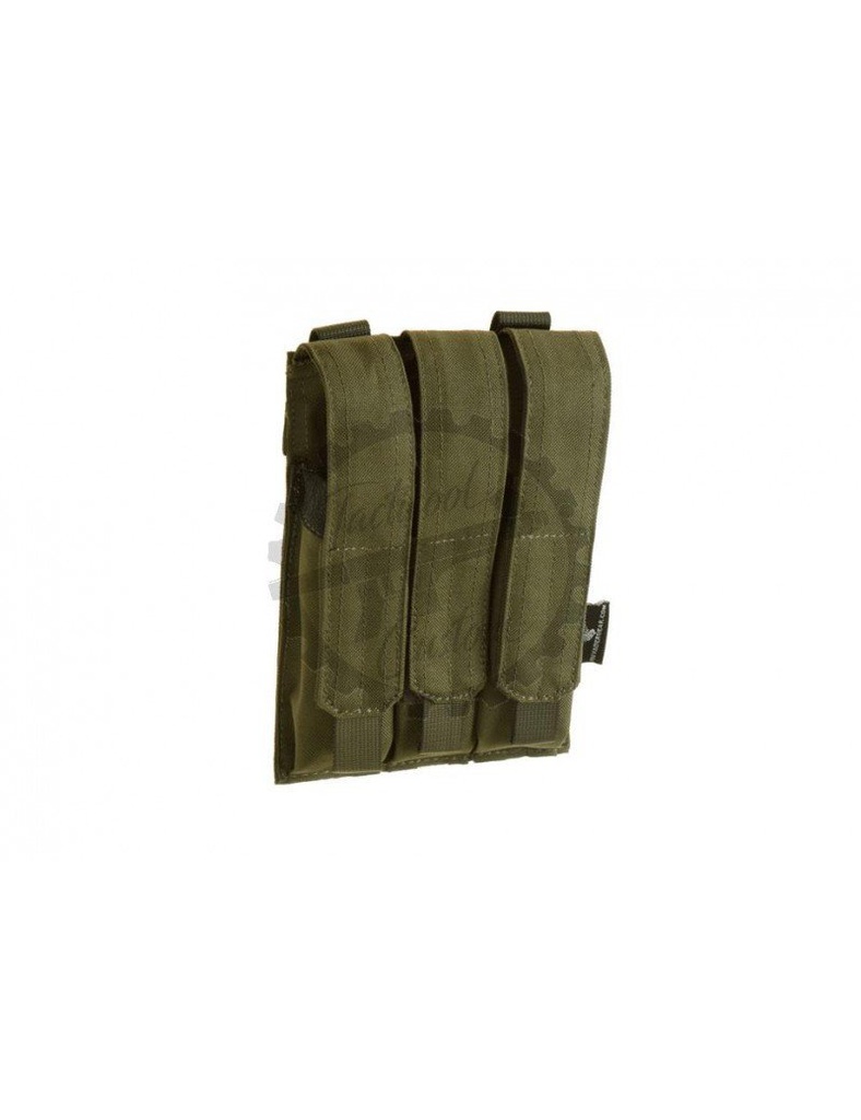 MP5 TRIPLE MAG POUCH OD (INVADER GEAR)