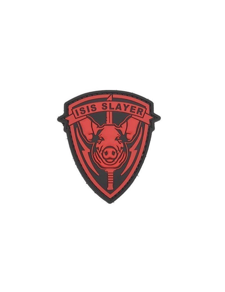ISIS PIG – 3D BADGE – RED