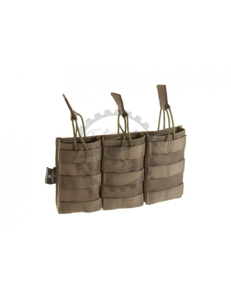 5.56 TRIPLE DIRECT ACTION MAG POUCH RANGER GREEN INVADER GEAR