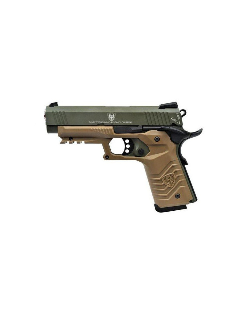 HFC PISTOLA GAS HG-171 TACTICAL 1911 OD/TAN