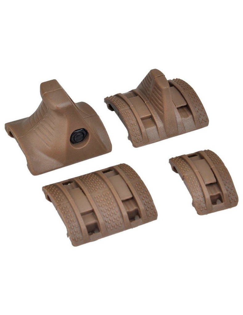 KIT DE TOPE DE MANO PARA RAIL DE 20MM TAN MP