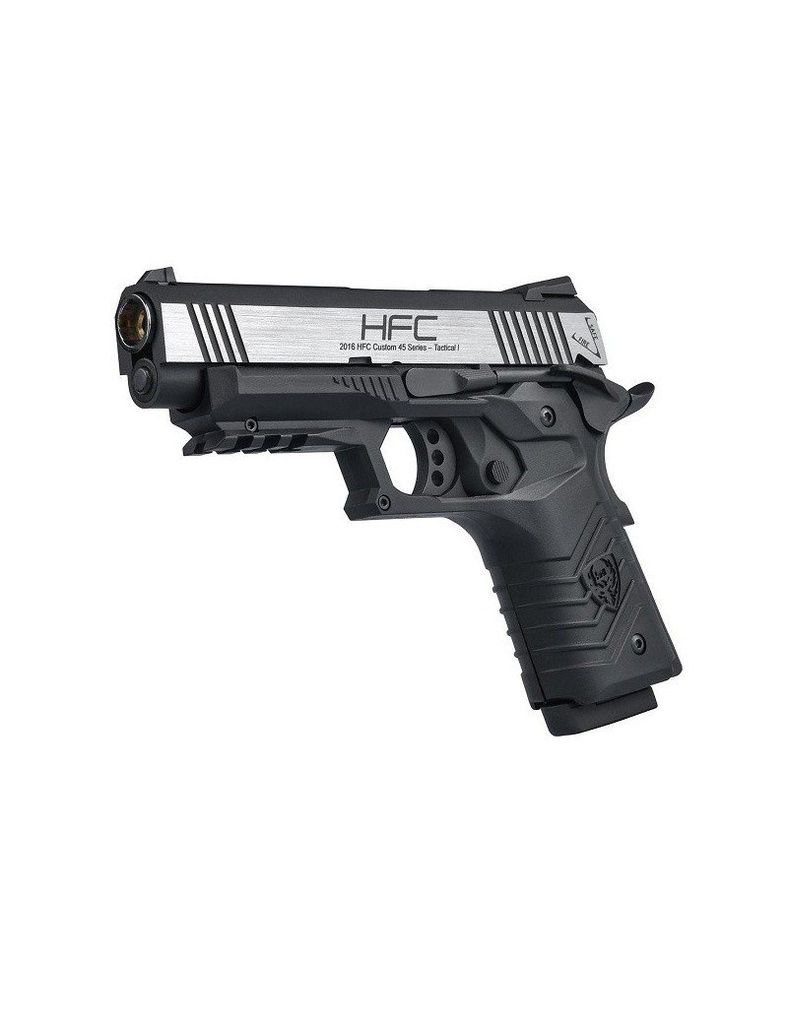 HFC PISTOLA GAS HG-171 TACTICAL 1911 SILVER