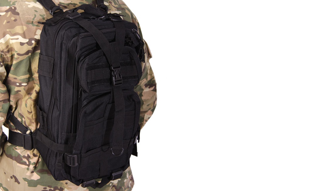 MOCHILA COMBATE COMPACT NEGRA DELTA TACTICS