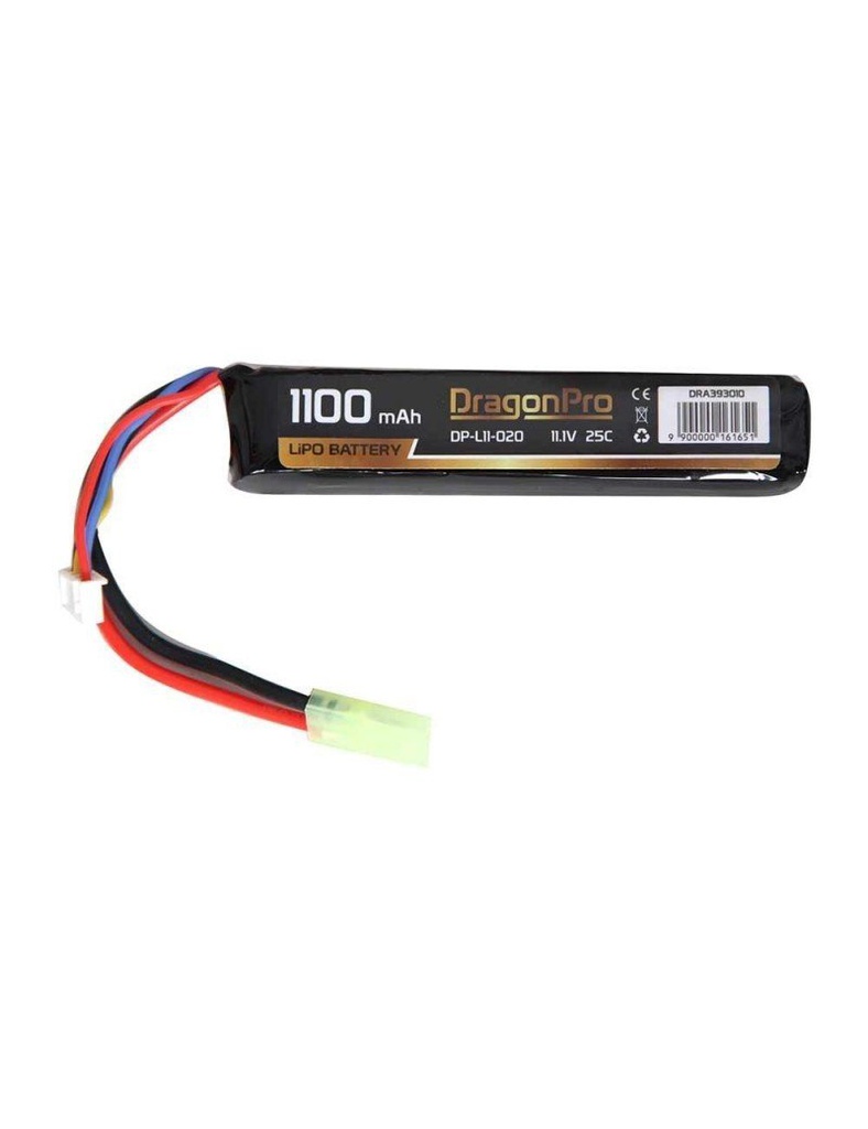 DRAGONPRO DP-L11-020 11.1V 1100MAH 25C LIPO101X21X18MM