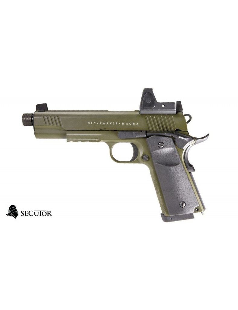 PISTOLA CO2 BLOW BACK RUDIS MAGNA XIV OD SECUTOR