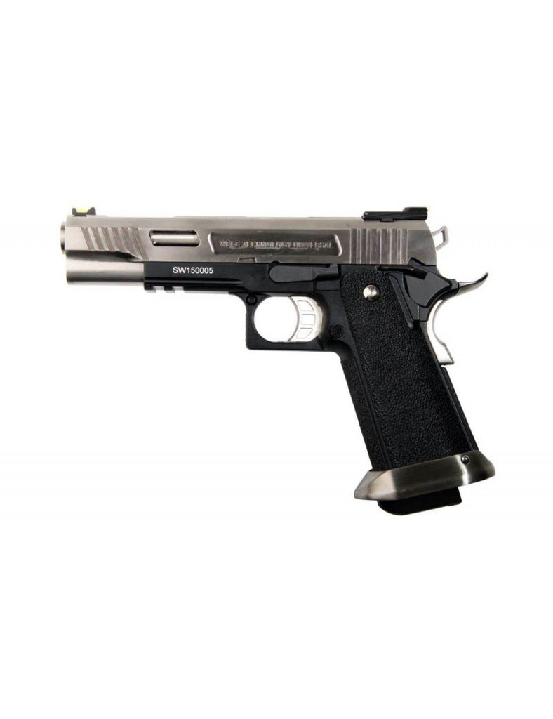 HI-CAPA 5.1 T.REX SILVER PISTOLA WE