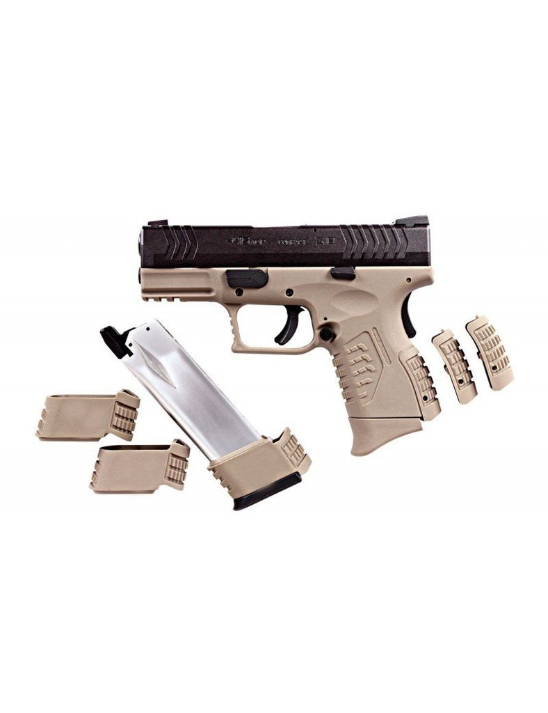 ULTRA COMPACT 3.8 TAN NEGRO PISTOLA GBB WE-X003-T