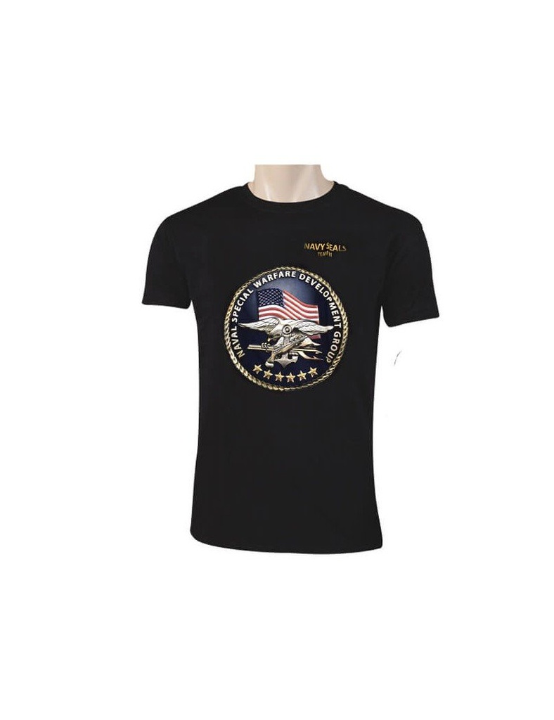 CAMISETA NAVY SEALS TEAM VII NEGRO