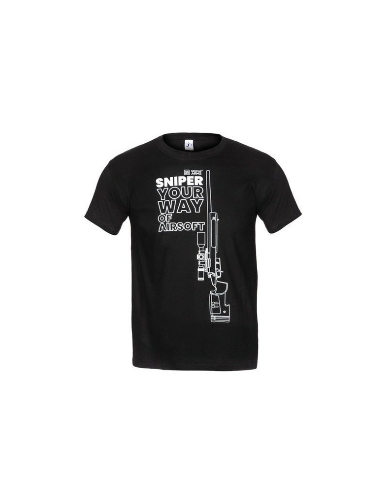 CAMISETA SPECNA ARMS &quot;YOUR WAY OF AIRSOFT&quot; 03 NEGRA