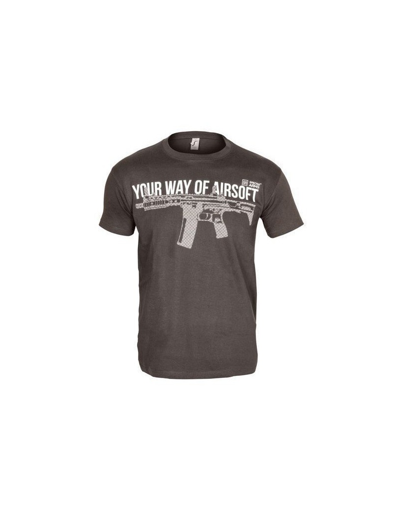 CAMISETA SPECNA ARMS “YOUR WAY OF AIRSOFT 04” NEGRO