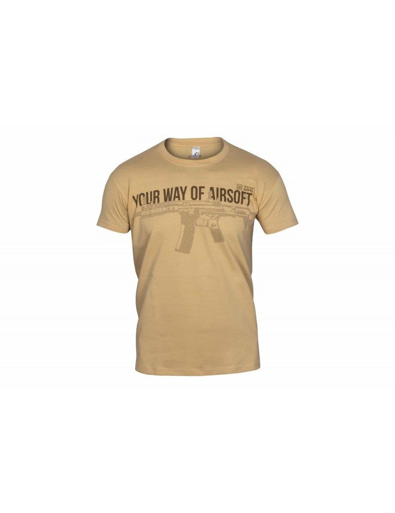 CAMISETA SPECNA ARMS “YOUR WAY OF AIRSOFT 04” TAN