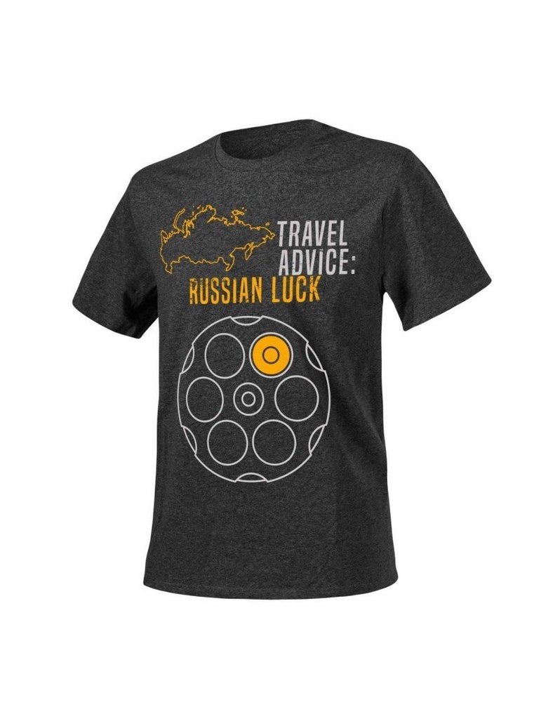 CAMISETA(TRAVEL ADVICE: RUSSIAN LUCK) 