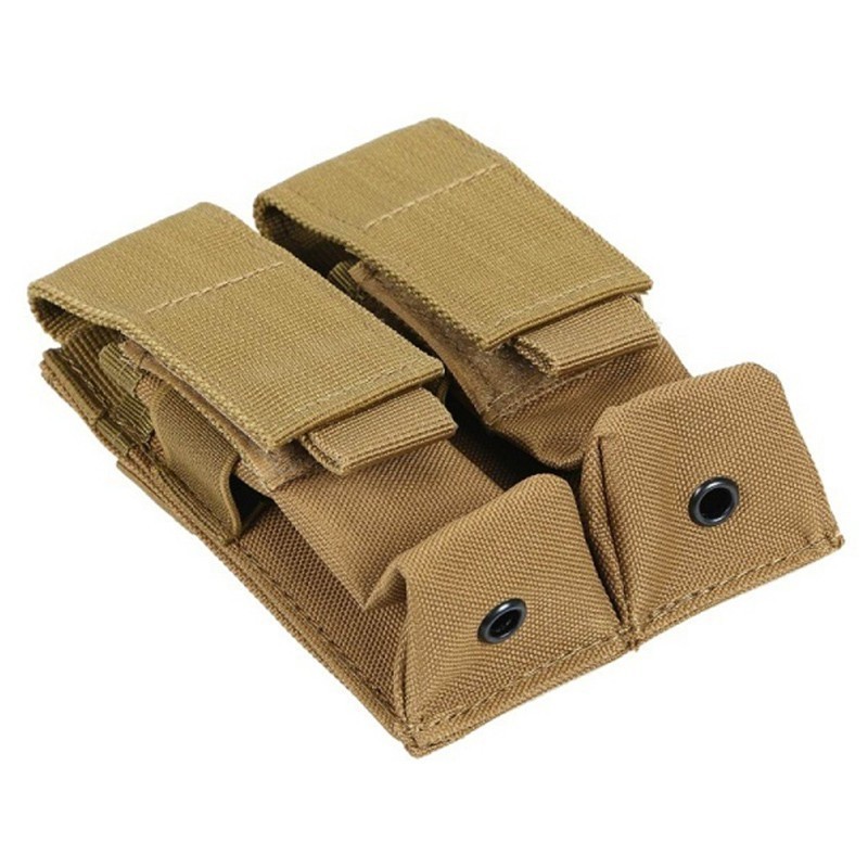 PORTACARGADOR DOBLE PISTOLA TAN