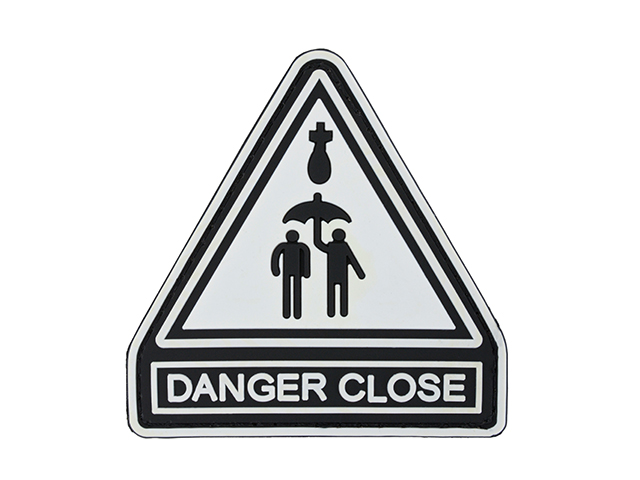 PARCHE DANGER CLOSE PVC 8FIELDS