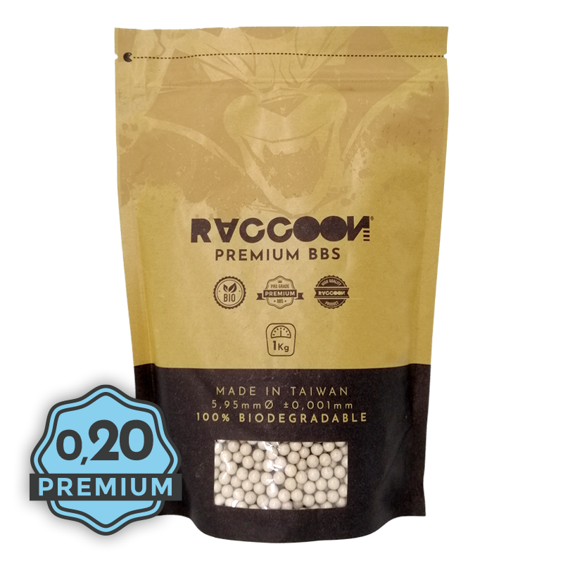 RACCOON PREMIUM BIO BBS - 0.20G 1KG