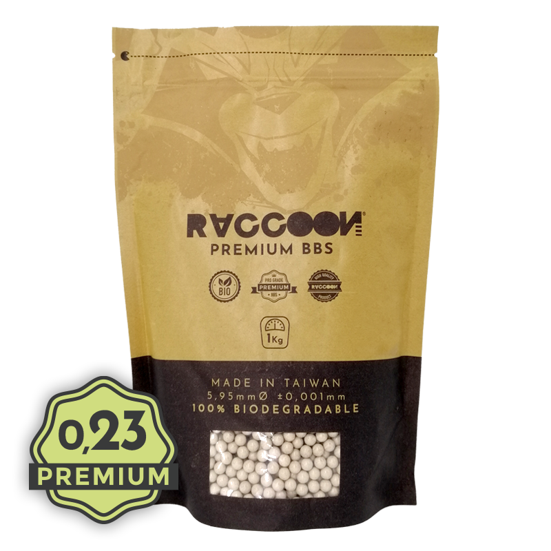 RACCOON PREMIUM BIO BBS - 0.23G 1KG