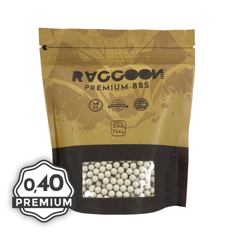 RACCOON PREMIUM BIO BBS - 0.40G 1/2KG