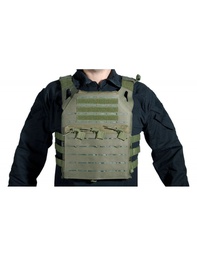 [AC12970] CHALECO PLATE CARRIER CORTE LASER OD V18 + 2 PLACAS DE PORTECCIÓN DUMMY